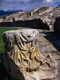 Roman Amphitheatre Ruin, Salona, Croatia Photographie par Wayne Walton