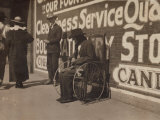 Blind Beggar, Lawton, Oklahoma, c.1917 Pósters por Lewis Wickes Hine