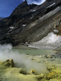 Sulfurous Geysers in the Crater of Mt. Mutnovskaya, Kamchata, Russia Photographic Print by Simon Richmond