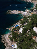Birds-Eye View of Piccola Marina, Capri, Italy Photographie par Stephen Saks
