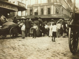Market Scene, Boston, Massachusetts, c.1909 Láminas por Lewis Wickes Hine