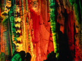 Inside the Lu Di (Reed Flute) Cave, Guilin, China Photographic Print by Keren Su