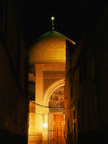 Mosque at Night, Damascus, Syria Photographic Print by Wayne Walton