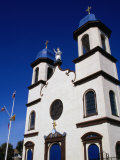 Mission-Style Our Lady of Good Voyage Church, Gloucester, Massachusetts, USA Photographic Print by Stephen Saks