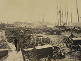 Captured Confederate Guns at Richmond, c.1865 Posters af Andrew J. Johnson Captured Confederate Guns at Richmond, c.1865 Posters af Andrew J. Johnson