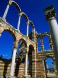 Great Palace From The Umayyad Period (8Th Century)., Aanjar, Al Biqa', Lebanon Lámina fotográfica por Jane Sweeney
