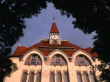 The Ujkollegium (New College) Through Leaves, Kecsekemet, Hungary Photographic Print by Martin Moos