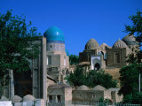 Shahr-I-Zindah Tombs, Uzbekistan Photographic Print by Martin Moos