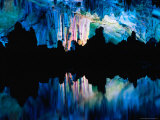 Inside the Lu Di (Reed Flute) Caves, Guilin, Guangxi, China Photographic Print by Keren Su