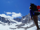 Climbing the Mt. Whitney Trail in the California Sierra's, Mt. Whitney, California, USA Photographic Print by Cheyenne Rouse
