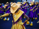 Marching Girls Participate in International District Parade, Seattle, Washington, USA Photographic Print by Lawrence Worcester