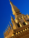 Detail of That Louang, Vientiane, Laos Photographic Print by Setchfield Neil