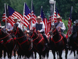 Equestrian Riders in 4th of July Parade on Constitution Avenue, Washington DC, USA Photographic Print by Levesque Kevin