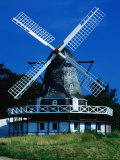Traditional Windmill in Aero, Funen, Denmark Photographic Print by Jon Davison
