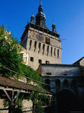 Clock-Tower of Citadel, Sighisoara, Romania Photographic Print by Martin Moos