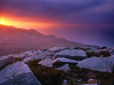 Sunset Over Cliffs and Ridges of Slievetooey, Ireland Photographie par Gareth McCormack