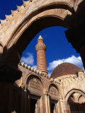 Detail of Ishak Pasa Sarayi Mosque, Dogubeyazit, Turkey Photographic Print by Martin Moos