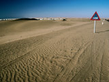 Suburb Surrounded by Sand, Walvis Bay, Namibia Photographic Print by Peter Ptschelinzew
