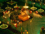 Ho Chi Minh Statue in Centre of Saigon at Night, Ho Chi Minh City, Vietnam Photographic Print by Jerry Alexander