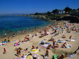 People On Beach, Monterey Bay, U.S.A. Lámina fotográfica por John Elk III People On Beach, Monterey Bay, U.S.A. Lámina fotográfica por John Elk III