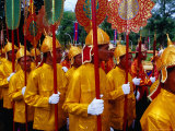 Palace Guards at Chat Preah Nengkal (Royal Ploughing Ceremony), Phnom Penh, Cambodia Photographic Print by Richard I'Anson