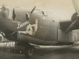 Nose Art on a B24 Liberator, c.1945 Poster