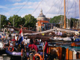 Holiday Boats in Marina, Enkhuizen, Netherlands Photographic Print by Charlotte Hindle