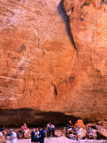 Tourists at Cathedral Gorge in the Bungle Bungles, Purnululu National Park, Australia Photographic Print by Trevor Creighton
