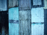 Sheets of Corrugated Iron on Village House, Vanuatu Photographic Print by Dallas Stribley