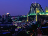 Sydney Harbour Bridge at Sunset Sydney, New South Wales, Australia Photographic Print by Barnett Ross
