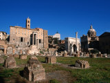 Roman Forum Ruins in the Early Morning, Rome, Italy Photographic Print by Martin Moos