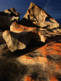Detail of Remarkable Rocks, Flinders Chase National Park, Australia Photographic Print by Paul Sinclair