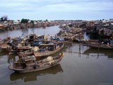 Fishing Fleet on South Central Coast Phan Thiet, Binh Thuan, Vietnam Photographie par Glenn Beanland
