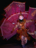 Shan Mask Dancer Performing Bird Dance, Nyaungshwe, Shan State, Myanmar (Burma) Photographic Print by Anders Blomqvist