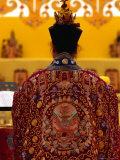 Female Taoist Priest Praying at Altar, Singapore, Singapore Photographic Print by Michael Coyne