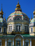 Three Spires of Zenkov Cathedral, Almaty, Kazakhstan Photographic Print by Anthony Plummer
