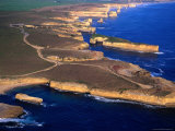Aerial View of Lock Ard Gorge and the Twelve Apostles, Port Campbell National Park, Australia Photographic Print by Rodney Hyett