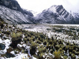Snowy Mountains in Aruaco Indian Hamlet in the Sierra Nevada De Santa Maria, Nabusimake, Colombia Photographic Print by Krzysztof Dydynski