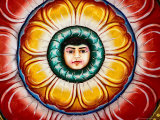 Detail of Painting in Sri Srinivasa Perumal Temple, Little India, Singapore Photographic Print by Richard I'Anson