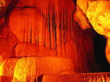 Golden Stone Waterfalls of Inner Phra Nang Caves (Or Princess Caves), Phra Nang Caves, Thailand Photographic Print by Paul Beinssen
