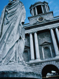 Statue Outside King's Inn, Dublin, Ireland Photographic Print by Tony Wheeler