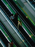 Escalator at New World Emporium Shopping Mall, Shanghai, China Photographic Print by Phil Weymouth