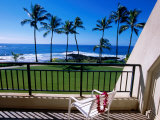 Hotel Room View of Beach, Poipu, USA Photographic Print by Holger Leue