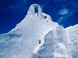 White-Washed Church of Panagia Paraportiani, Mykonos Island, Greece Photographic Print by Tony Wheeler