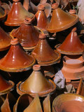 Traditional Tajine Pottery at Market, Essaouira, Essaouira, Morocco Photographic Print by Christopher Groenhout