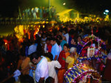 Crowds at Thaipusam Festival, Kuala Lumpur, Malaysia Photographic Print by Paul Beinssen