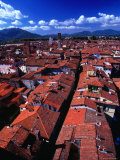 Houses from Above, Lucca, Italy Photographie par Setchfield Neil