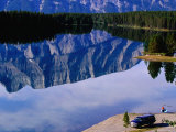 Lake Minnewanka, Banff National Park, Alberta, Canada Photographic Print by Lawrence Worcester