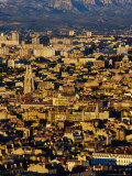 Cityscape from Notre Dame De La Garde, Marseille, France Photographic Print by Jean-Bernard Carillet