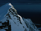 Peak on South End of Lofoten Island and the Ocean, Henningsvaer, Lofoten, Nordland, Norway Photographic Print by Christian Aslund